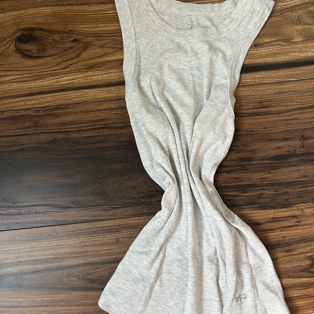 Gray Sleeveless Top
